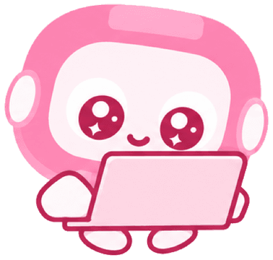 Roomy working on a laptop